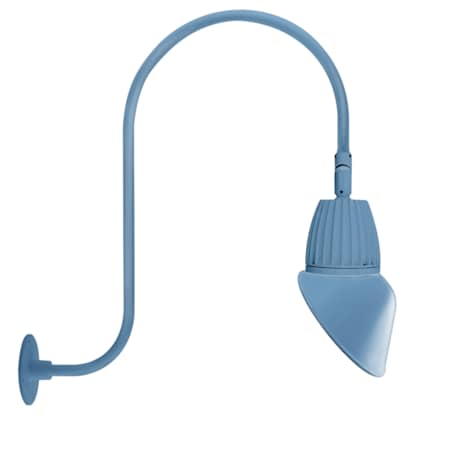 Rab GOOSENECK STYLE3 13W SPOT REFL NEUTRAL LED 11" AC SHADE LBLU GN3LED13NSAC11LB